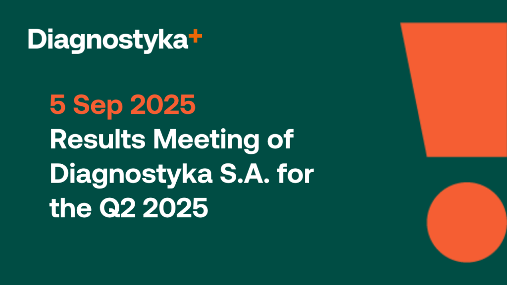 Results Meeting of Diagnostyka S.A. for the Q2 2025